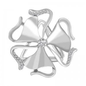 Брошь для шарфа Цветочный завиток Брошь для шарфа Цветочный завиток