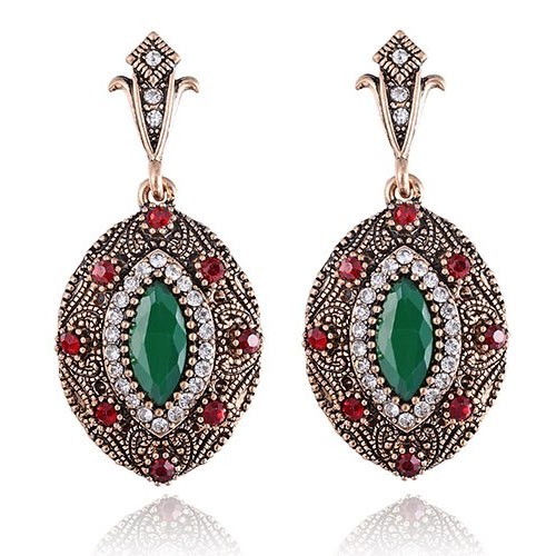 Набір прикрас Айсу: кулон та сережки