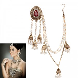 Кафф в индийском стиле Жемчужные нити Кафф в индийском стиле Жемчужные нити