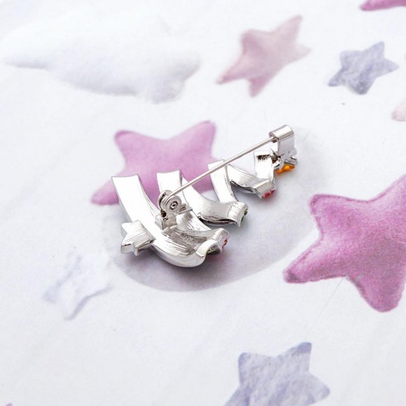 Брошь Елка со Звездой