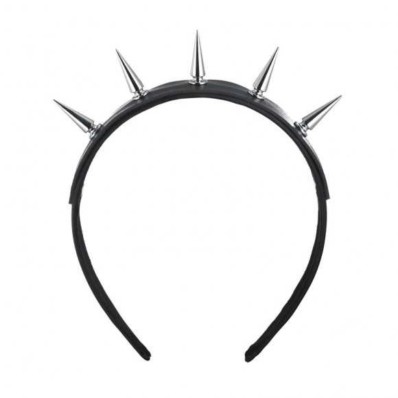 Обруч на голову з довгими шипами