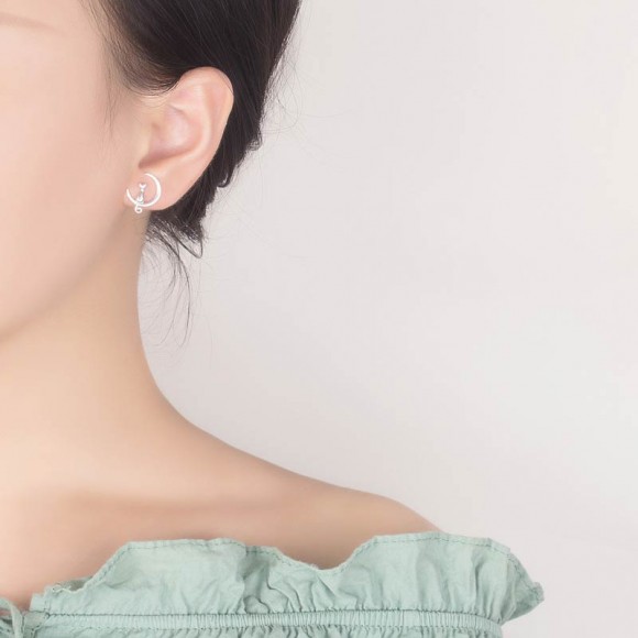 Сережки гвоздики Котик Сережки гвоздики Котик