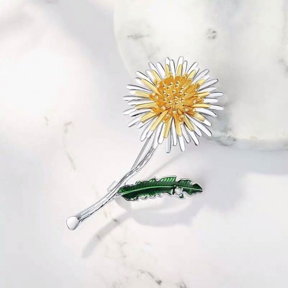 Брошь одуванчик Элит Брошь одуванчик Элит