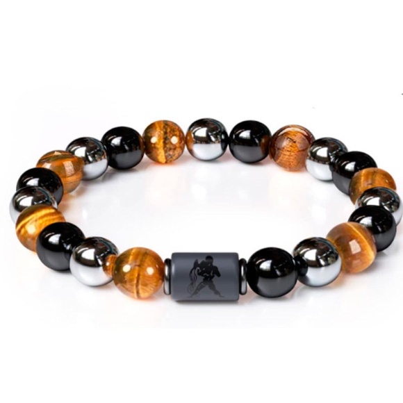 Браслет натурального камня Знак зодиака Браслет натурального камня Знак зодиака
