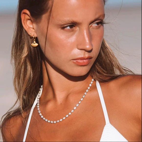 Кольє з річкових перлів