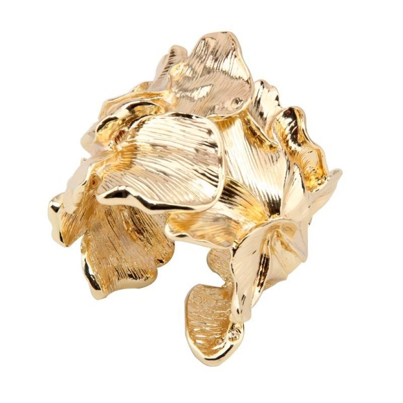 Металлический женский браслет Цветы