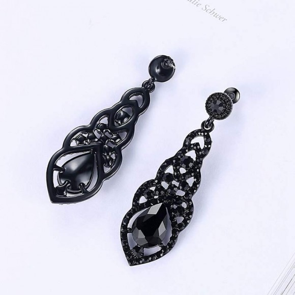 Вечерние серьги подвески Адриана