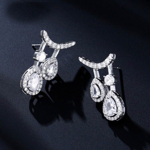 Сережки гвоздики дві краплі Сережки гвоздики дві краплі