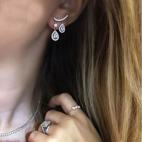 Сережки гвоздики дві краплі Сережки гвоздики дві краплі