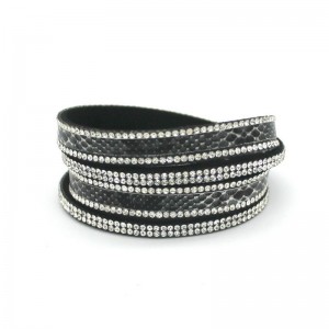 Кожаный браслет Змея