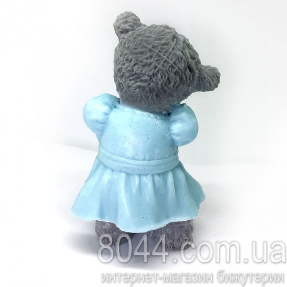 Мило ручної роботи Мишка Тедді з квітами