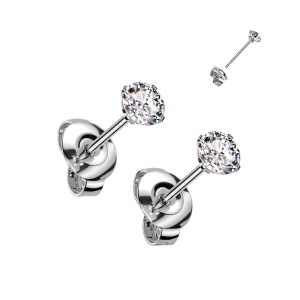Серьги гвоздики из титана T23ER01 Серьги гвоздики из титана T23ER01
