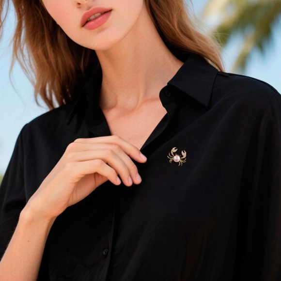 Брошка краб