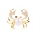 Брошка краб