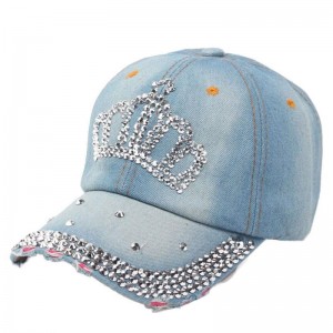 Кепка джинсовая Корона Crystal shine Кепка джинсовая Корона Crystal shine