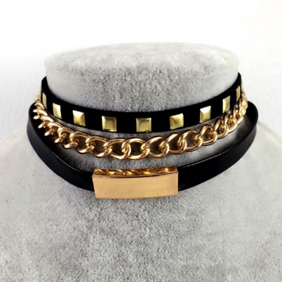 Чокер на шию Punk Style (набір із 3 шт) Чокер на шию Punk Style (набір із 3 шт)