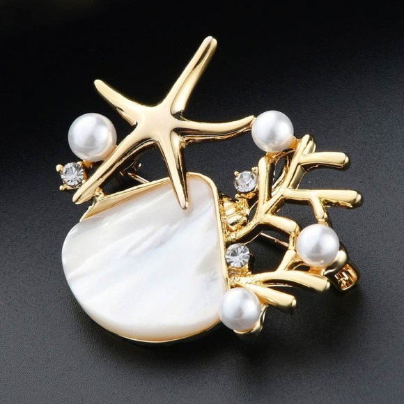 Брошь морской Дизайн Брошь морской Дизайн