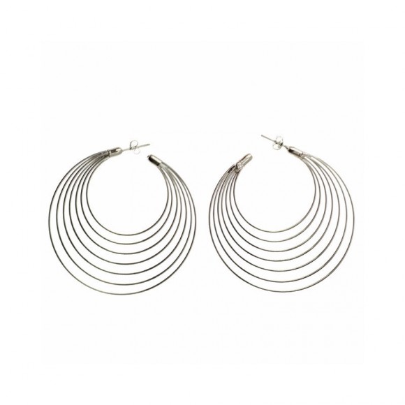 Серьги кольца Круги