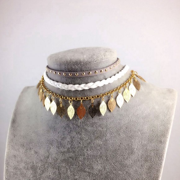 Чокер Камелия (комплект из 3 шт) Чокер Камелия (комплект из 3 шт)