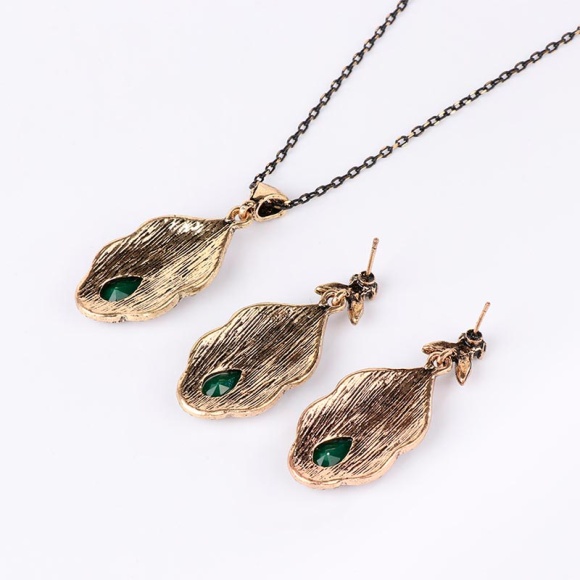 Набор украшений в турецком стиле украшений Фериде: кулон, серьги