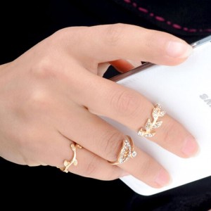 Кольца на фаланги пальцев набор Веточки Кольца на фаланги пальцев набор Веточки