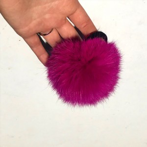 Резинка для волос Меховая кролик Резинка для волос Меховая кролик