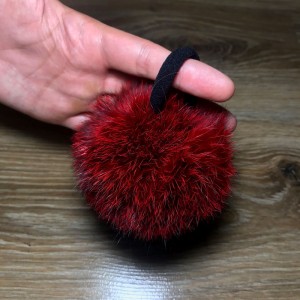 Резинка для волос Меховая кролик