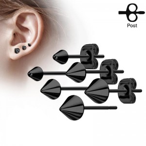 Серьги гвоздики из стали Spikes Шип SE3445 Серьги гвоздики из стали Spikes Шип SE3445