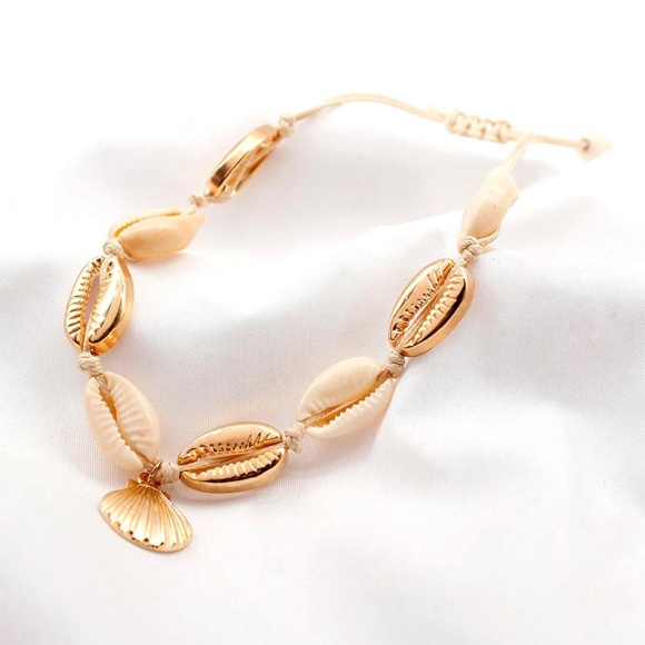 Браслет на ногу Золота мушля Браслет на ногу Золота мушля