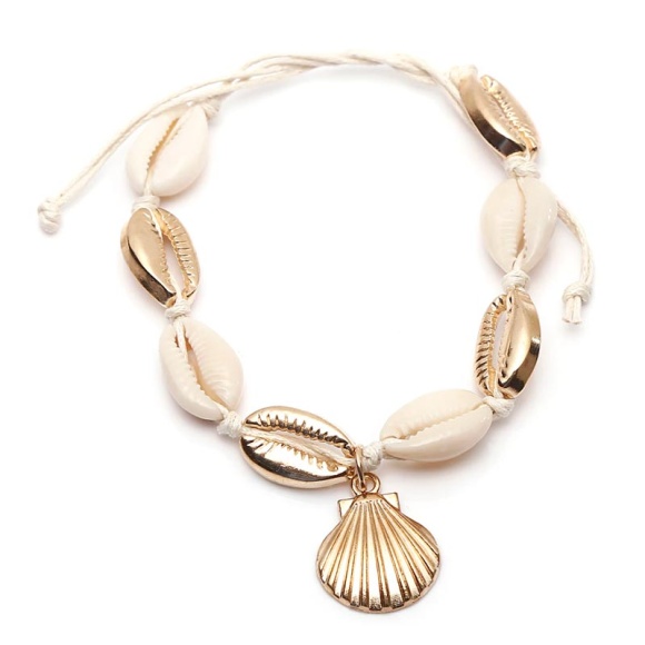 Браслет на ногу Золота мушля Браслет на ногу Золота мушля