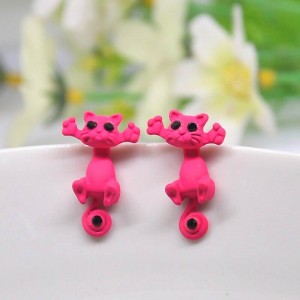 Серьги гвоздики Коты Серьги гвоздики Коты