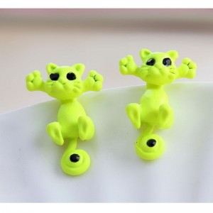 Серьги гвоздики Коты Серьги гвоздики Коты