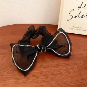 Резинка для волос Бант с кристаллами