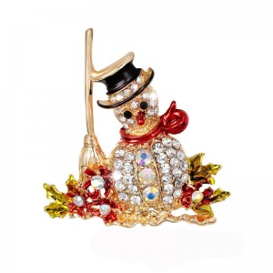 Брошь Снеговик Брошь Снеговик