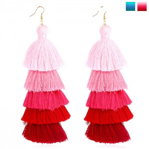 Серьги кисточки Бахрома 