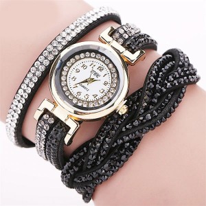 Годинник браслет Fashion Casual із кристалами Годинник браслет Fashion Casual із кристалами