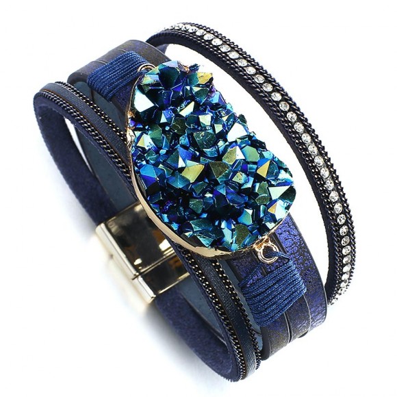 Женский кожаный браслет Синди Женский кожаный браслет Синди