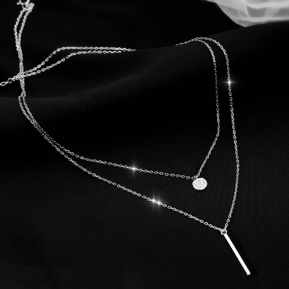 Ланцюжок на шию з кулоном паличка