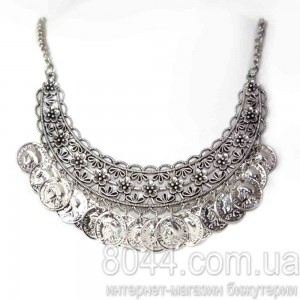 Кольє з монетами Flower boho-style