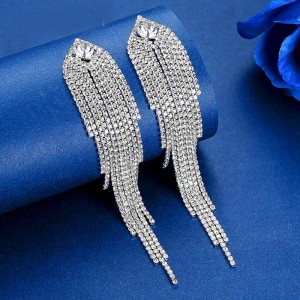 Длинные вечерние серьги Джессика Длинные вечерние серьги Джессика
