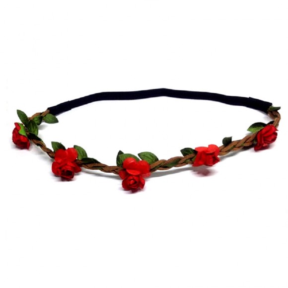 Обідок для волосся (вінок на голову) Трояндочки Обідок для волосся (вінок на голову) Трояндочки