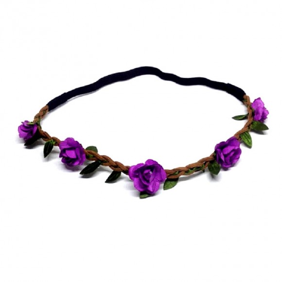 Обідок для волосся (вінок на голову) Трояндочки Обідок для волосся (вінок на голову) Трояндочки