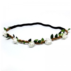 Обідок для волосся (вінок на голову) Трояндочки