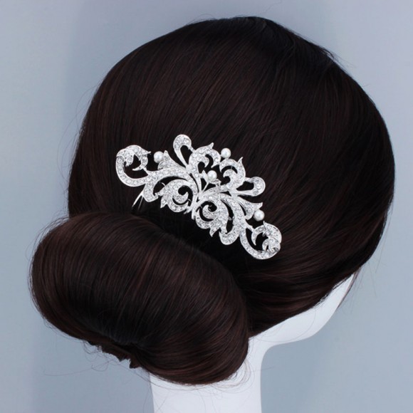 Гребінець для волосся Моніка з кристалами Гребінець для волосся Моніка з кристалами