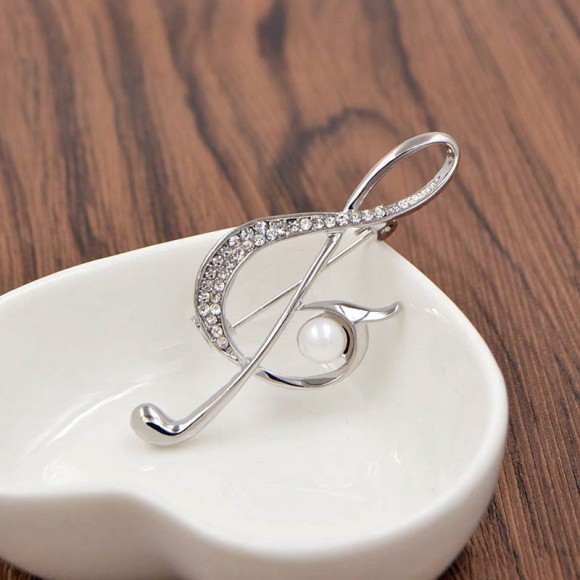 Брошка Скрипковий ключ