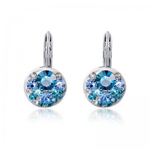 Сережки підвіски Multicolor pink