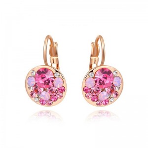 Серьги подвески Multicolor pink Серьги подвески Multicolor pink