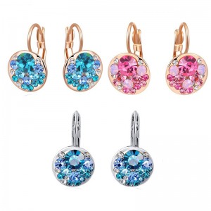 Серьги подвески Multicolor pink Серьги подвески Multicolor pink
