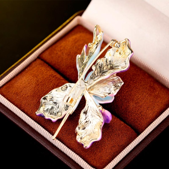 Елітна брошка Ірис півник Елітна брошка Ірис півник