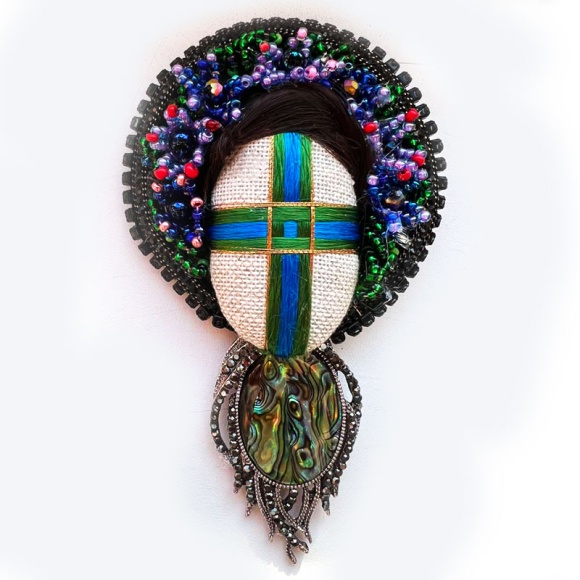 Брошь Мотанка Княгиня